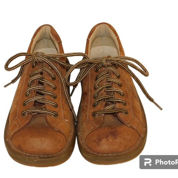 Dr. Marten's 8A58 Oxford Lace-Up Shoes Brown Distressed Leather Size 5 Vintage - Picture 2 of 8